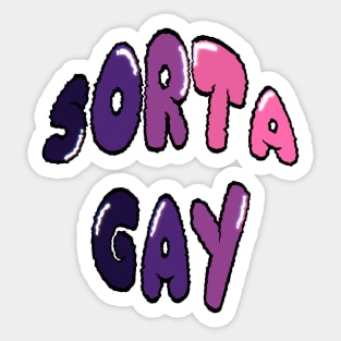 Sorta Gay Sticker